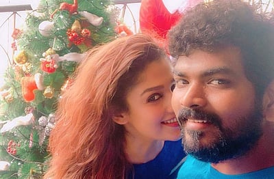 கிறிஸ்துமஸ் பண்டிகையை இயக்குநர் விக்னேஷ் சிவனுடன் கொண்டாடும் நயன்தாரா! (புகைப்படங்கள்)