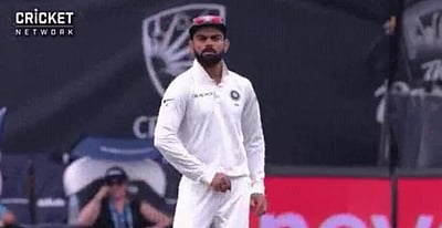 மைதானத்தில் உற்சாகமாக நடனமாடிய விராட் கோலி (விடியோ)