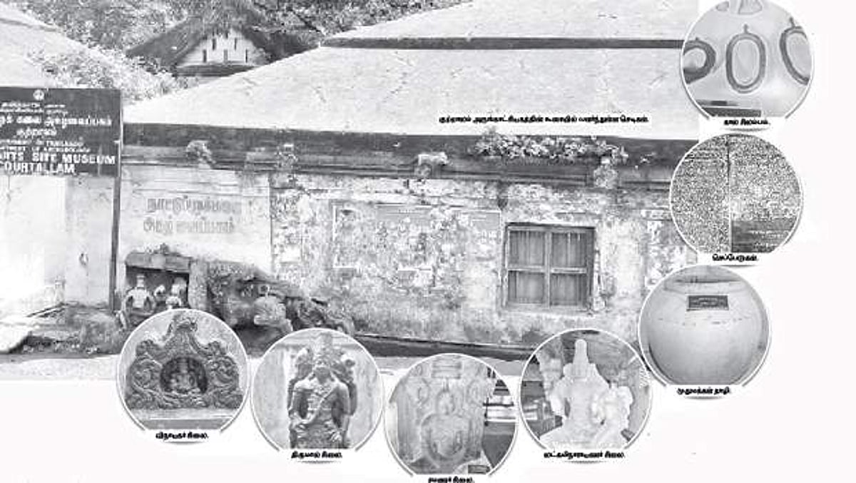 பாழடைந்த நிலையில் குற்றாலம் அருங்காட்சியகம்