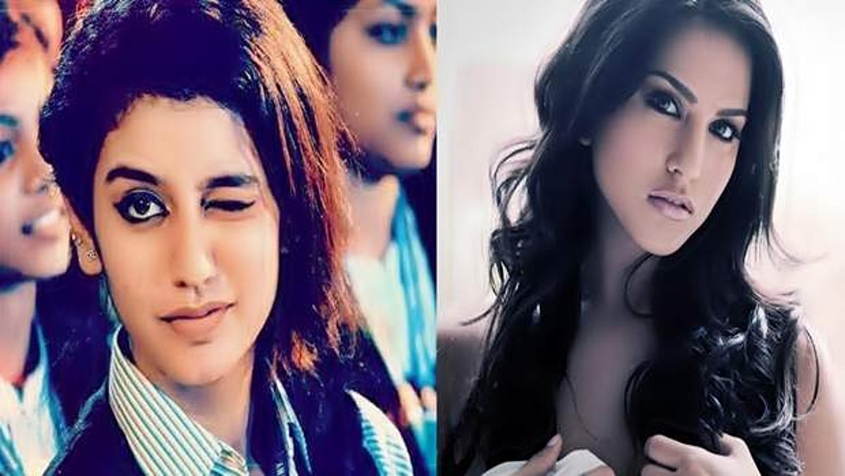 சன்னி லியோனை பின்னுக்குத் தள்ளி 'கண்ணழகி’பிரியா வாரியர் சாதனை!