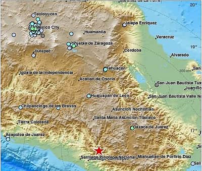 மெக்சிகோவில் மிதமான நிலநடுக்கம்: ரிக்டர் அளவுகோலில் 5.9 ஆக பதிவு! 