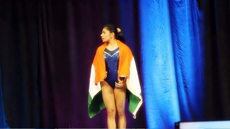 ஜிம்னாஸ்டிக்ஸ் உலகக் கோப்பையில் பதக்கம் வென்ற முதல் இந்தியப் பெண்!