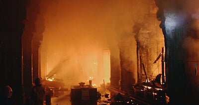 மதுரை மீனாட்சி அம்மன் கோவிலில் தீ விபத்து