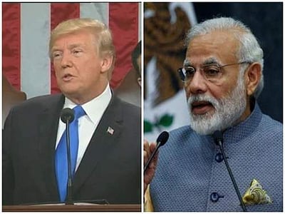 அமெரிக்க அதிபர் டொனால்ட் டிரம்ப் - பிரதமர் நரேந்திர மோடியுடன் தொலைபேசியில் பேச்சு