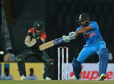 ரோஹித் 89, வங்கதேசத்துக்கு 177 ரன்கள் வெற்றி இலக்கு நிர்ணயம்