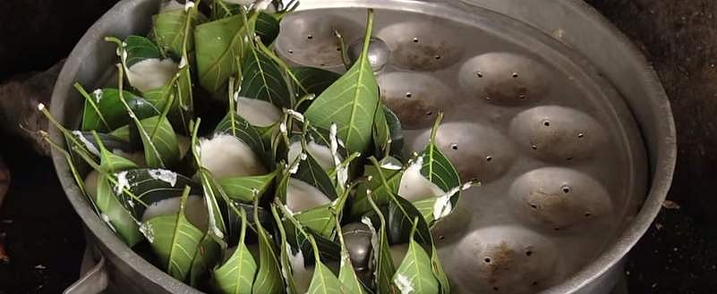 பலா இலையில் வேக வைக்கப்படும் ஆந்திர ஸ்பெஷல் ‘பொட்டிகலு’ @ ரவா இட்லி!