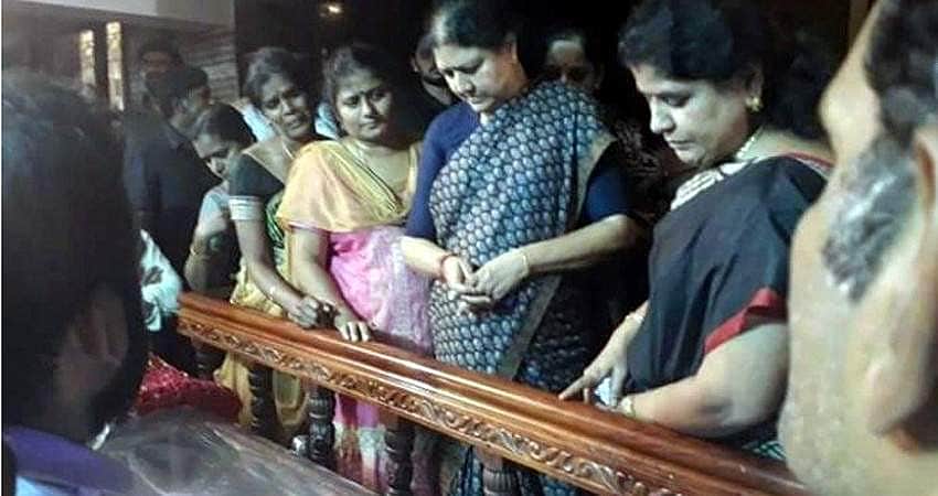 நடராஜன் உடல் நல்லடக்கம் 