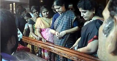 நடராஜன் உடல் நல்லடக்கம் 