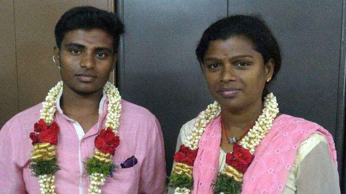 திருநங்கை மணமகளுக்கும் திருநம்பி மணமகனுக்கும் எளிமையாக நடந்த திருமணம்!