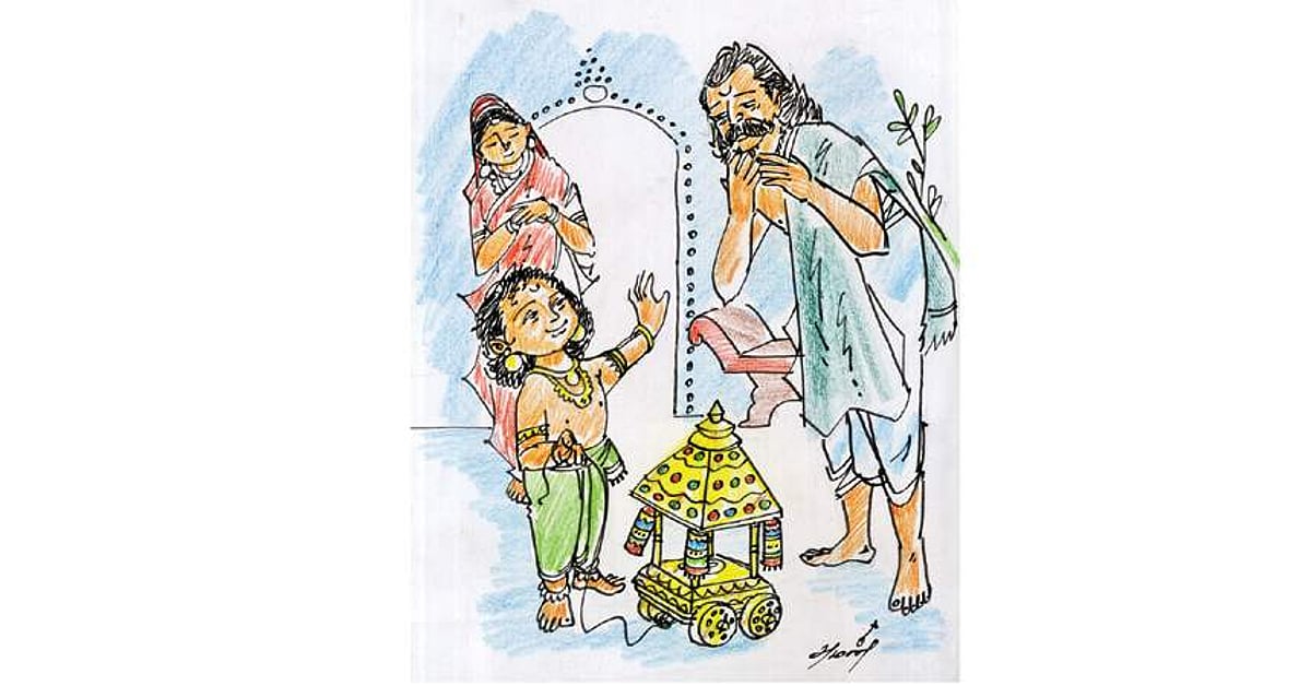 நடை வண்டி தந்த கொடையாளி!