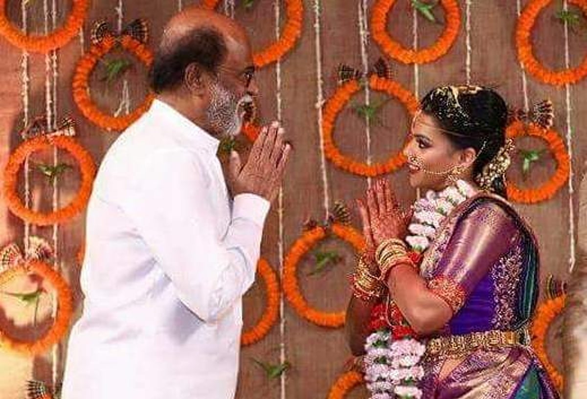 பார்த்திபன் மகள் கீர்த்தனா திருமணம்: ரஜினி, கமல் நேரில் வாழ்த்து! (படங்கள்)