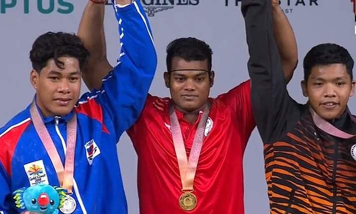 காமன்வெல்த்: பளு தூக்குதலில் இந்தியாவின் வெங்கட் ராகுல் தங்கம் வென்றார்!