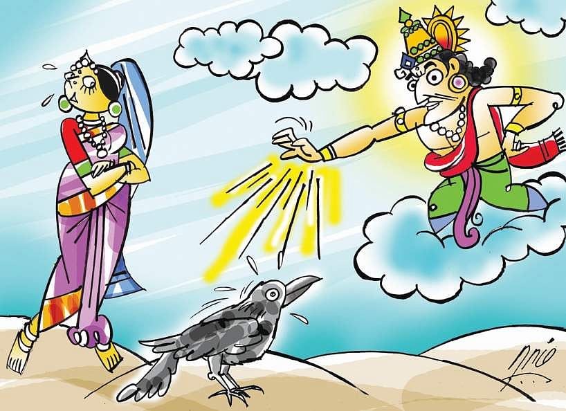 காக்காவுக்கு கறுப்பு நிறம் எப்படி வந்தது? பர்மிய நாட்டு நாடோடி சிறுகதையை படித்து தெரிந்து கொள்ளுங்கள்!