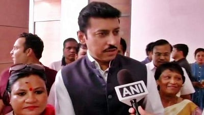 காங்கிரஸ் தலைவர் ராகுலுக்கு ஹாட்ரிக் தோல்வி: ராஜ்யவர்தன் ராத்தோர்