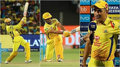 தனக்கு முன்னதாக ஹர்பஜன், சாஹரை களமிறக்கியது ஏன்? இது தான் தோனி வியூகம்