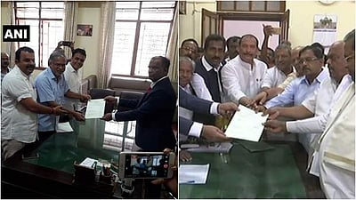 கர்நாடக சட்டப்பேரவை சபாநாயகர்: காங்கிரஸ், பாஜக மீண்டும் மோதல்