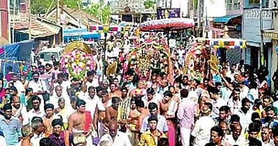 பாடலீஸ்வரா பரமேஸ்வரா என்ற பக்தி கோஷங்கள் முழங்க வலம் வந்த திருத்தேர்!