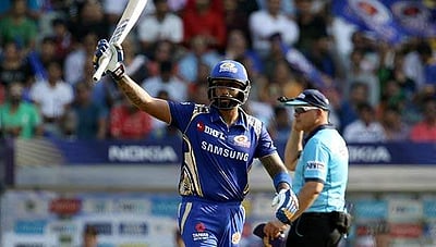 ஐபிஎல்: கொல்கத்தாவுக்கு மும்பை அணி 182 ரன்கள் வெற்றி இலக்கு 