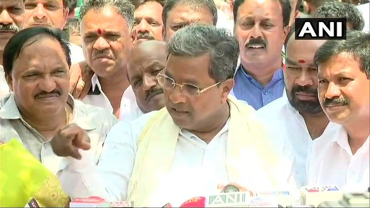 எடியூரப்பா ரௌடித்தனத்தை கட்டவிழ்த்துள்ளார்: கர்நாடக முதல்வர் சித்தராமையா