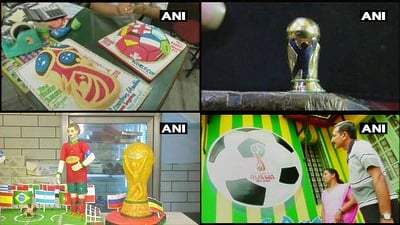 இந்தியாவில் தொற்றிய கால்பந்து ஜுரம்: தங்கம், வீடு, கேக் என பரவியது