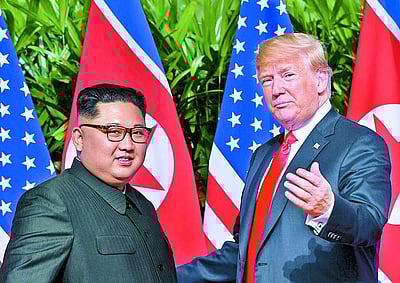 அணு ஆயுதங்களை அழிக்க வட கொரியாவுக்கு காலக்கெடு நிா்ணயிக்கவில்லை: அமெரிக்க அதிபர் டிரம்ப் 