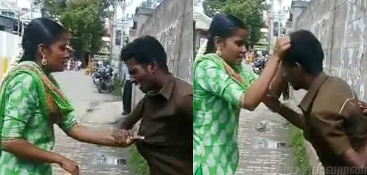 கோவை சரளா ஸ்டைலில் கணவரை அடித்து துவைத்த மனைவி! ஏன்?எதற்கு?!