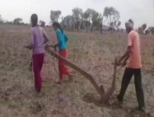 நிலத்தை உழுதால் இந்திரன் மழையைக் கொண்டு வருவானா? இந்த இளம்பெண்களின் நம்பிக்கை ஈடேறுமா?