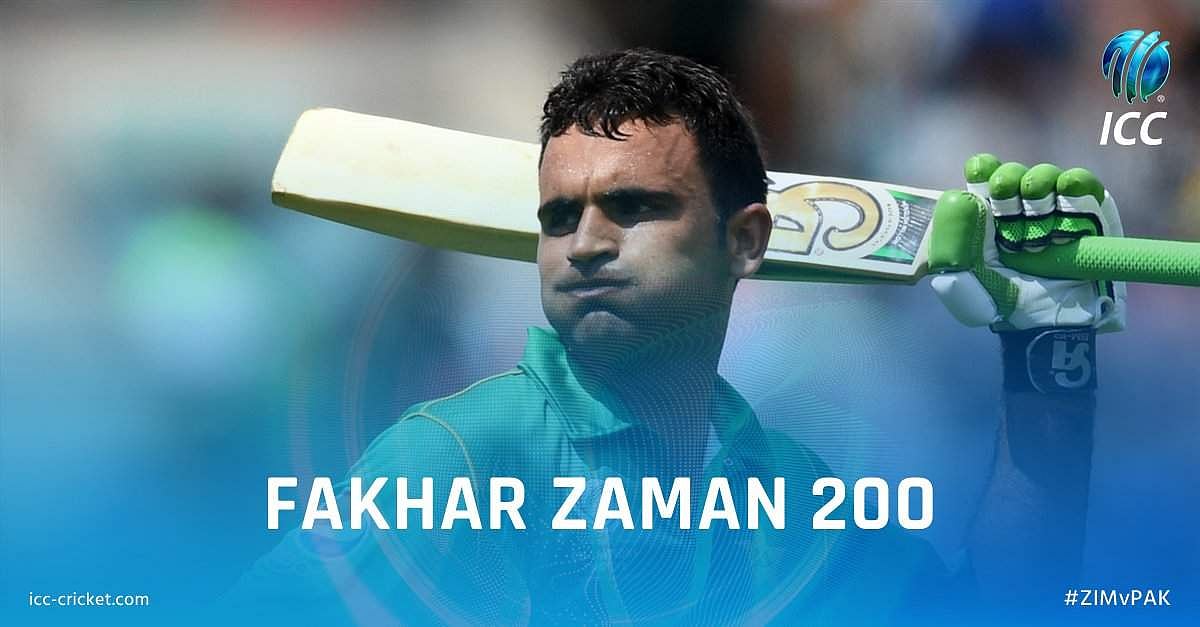 ஒருநாள் கிரிக்கெட்டில் இரட்டைச் சதம் எடுத்த முதல் பாகிஸ்தான் வீரர் - ஃபகார் ஸமான்!