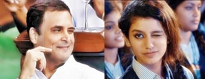 ராகுலின் செயல் மகிழ்ச்சி அளிக்கிறது: ப்ரியா வாரியர்