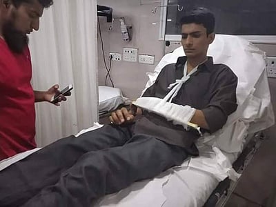 லஞ்சம் கொடுக்க மறுத்த இளைஞரைக் கொடூரமாகத் தாக்கினார் காவல் உதவி ஆய்வாளர்!