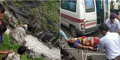 உத்தரகண்ட் கல்பாங்கா நதியில் வாகனம் கவிழ்ந்து விபத்து: 3 பேர் மாயம்; 5 பேர் காயம்