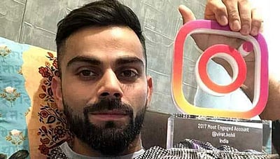 அதிக வருவாய் ஈட்டும் இன்ஸ்டாகிராம் பிரபலங்களில் இடம்பிடித்த விராட் கோலி