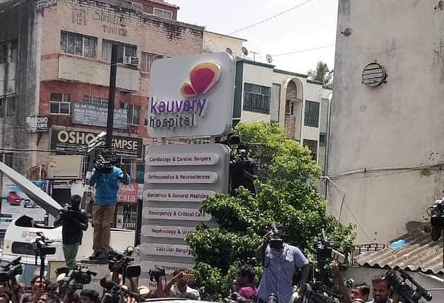 காவேரி மருத்துவமனையில் வெளி நோயாளிகளுக்கு அனுமதி மறுப்பு?