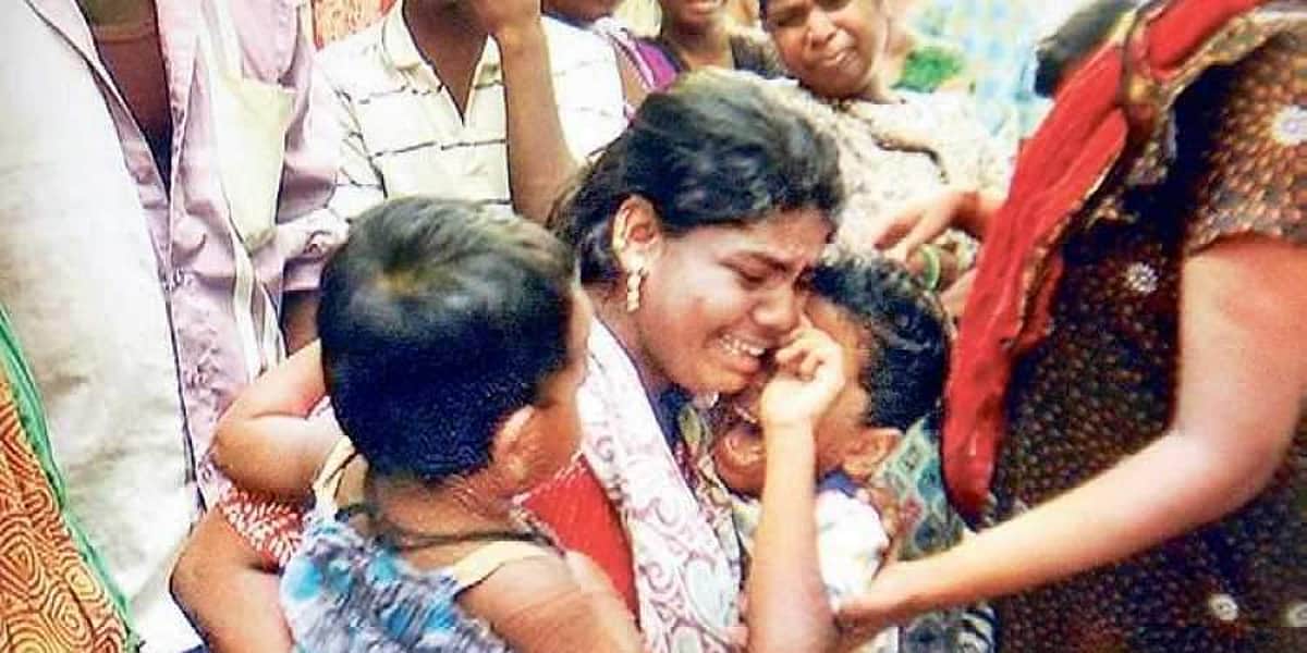 என்கவுண்டர் செய்யப்பட்ட ரவுடி ஆனந்தன்: அப்பா எப்போ வருவார் எனக் கேட்கும் குழந்தைகள்