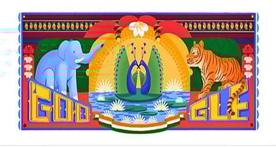 72-வது சுதந்திர தினத்தை முன்னிட்டு வண்ணமயமான டூடுல் வெளியிட்டுச் சிறப்பித்தது கூகுள்! 