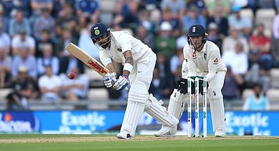 டெஸ்ட்: 2 விக்கெட்டுகள் இழப்புக்கு 100 ரன்களை எட்டிய இந்திய அணி!