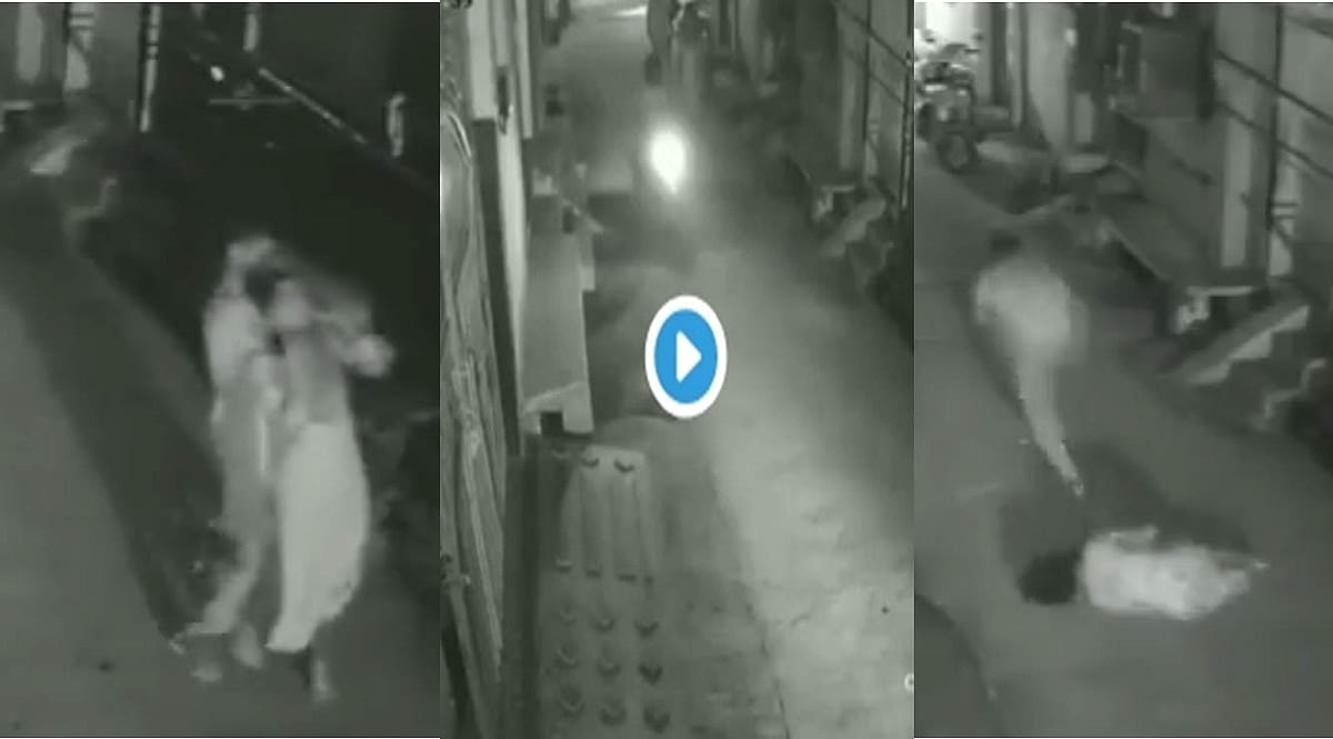 பெண்ணிடம் இருந்து நகை, செல்ஃபோன் திருட்டு: வெளியான சிசிடிவி காட்சிகள்