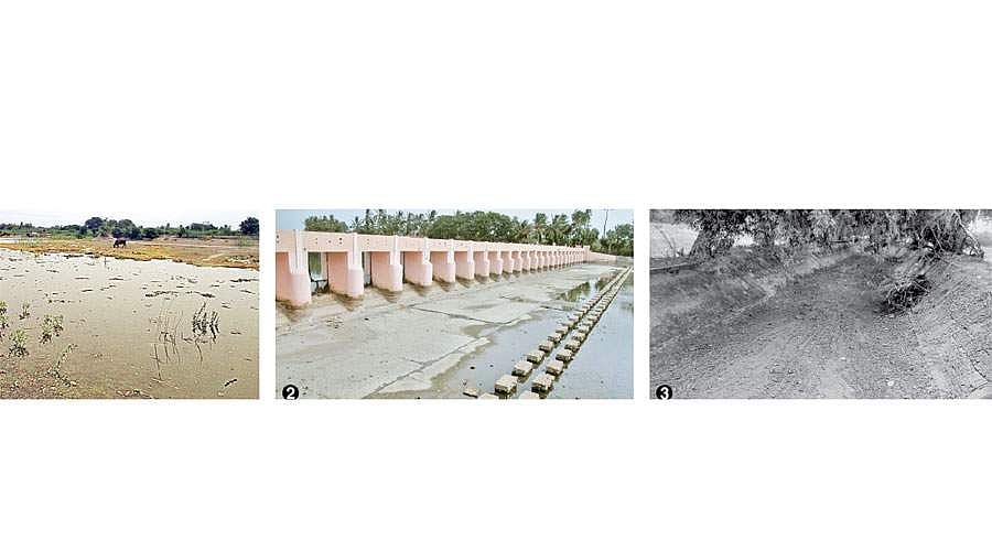 கல்லணை திறந்து 15 நாள்களாகியும்  காரைக்கால் கடைமடைக்கு நீர் வரவில்லை