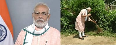 தூய்மை இந்தியா இயக்கத்துக்காக நம்மை அர்ப்பணிப்போம்: பிரதமர் மோடி