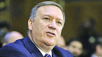 அமெரிக்க வெளியுறவுத்துறை அமைச்சர் மைக் பாம்பியோ இந்தியா வருகை 