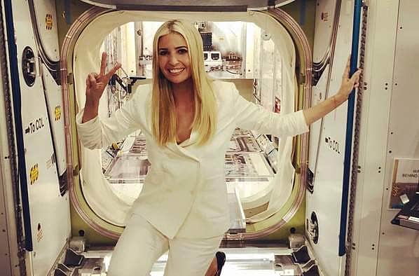 விண்வெளி வீராங்கனையாக வேண்டும் என்றே விரும்பினேன்: அமெரிக்க அதிபரின் மகள் இவாங்கா