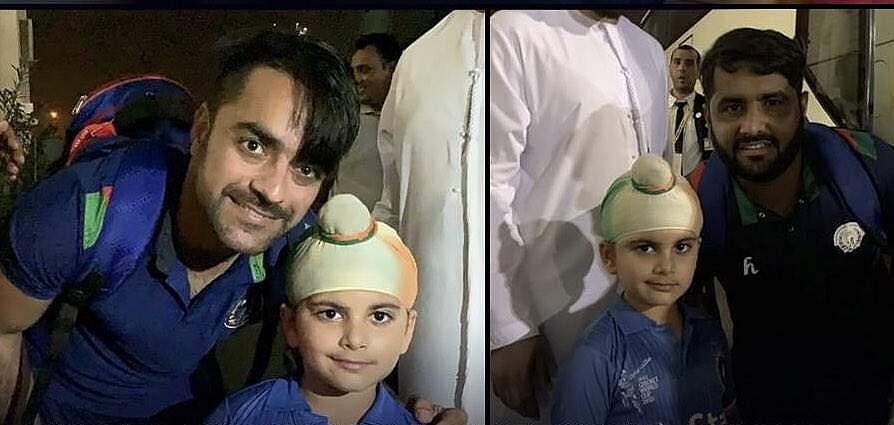 கண்ணீர் விட்ட இளம் இந்திய ரசிகருக்கு ஆறுதல் அளித்த ஆப்கானிஸ்தான் வீரர்கள்!