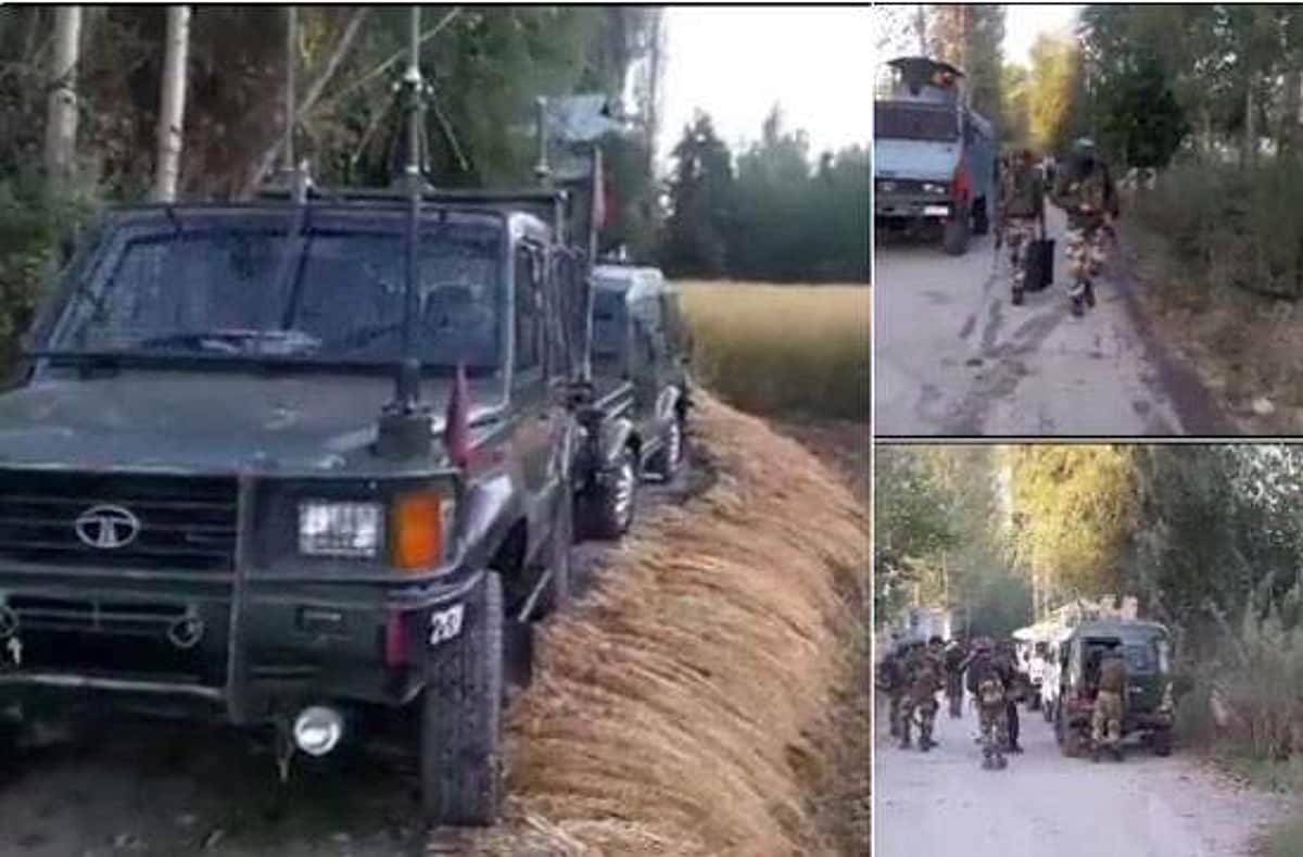 ஜம்மு காஷ்மீரில் பாதுகாப்பு படையினர்-பயங்கரவாதிகள் இடையே கடும் துப்பாக்கிச்சண்டை