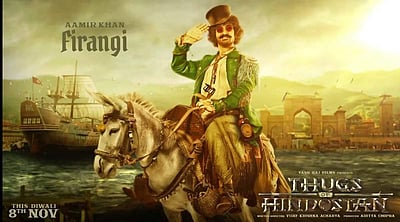 அமீர் கானின் தக்ஸ் ஆஃப் ஹிந்தோஸ்தான் படத்தின் தமிழ் டிரெய்லர் வெளியீடு!