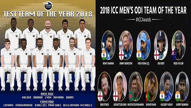 2018-ஆம் ஆண்டின் அணிகளை வழிநடத்தும் விராட் கோலி: இடம்பிடித்தவர்கள் யார்-யார்?