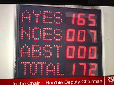 பொதுப்பிரிவினருக்கான 10 சதவீத இடஒதுக்கீடு மசோதா: மாநிலங்களவையிலும் நிறைவேற்றம்