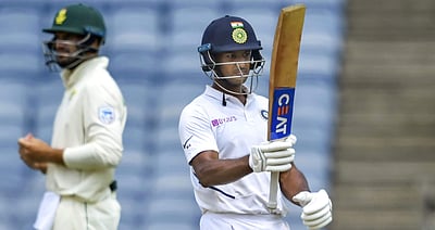 இந்திய அணிக்குப் பலமான அடித்தளம்: 2-வது சதமடித்தார் மயங்க் அகர்வால்!