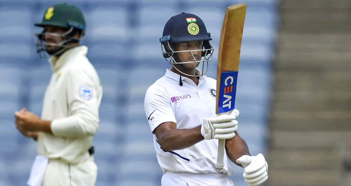 இந்திய அணிக்குப் பலமான அடித்தளம்: 2-வது சதமடித்தார் மயங்க் அகர்வால்!