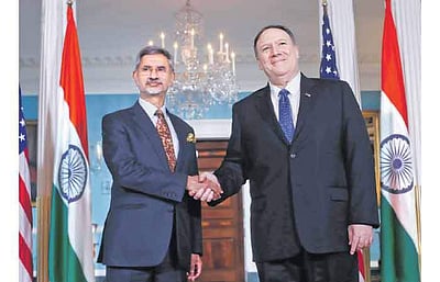 ரஷியாவிடம் ஆயுதங்கள் வாங்குவது இந்தியாவின் உரிமை: அமெரிக்காவில் ஜெய்சங்கா் திட்டவட்டம்