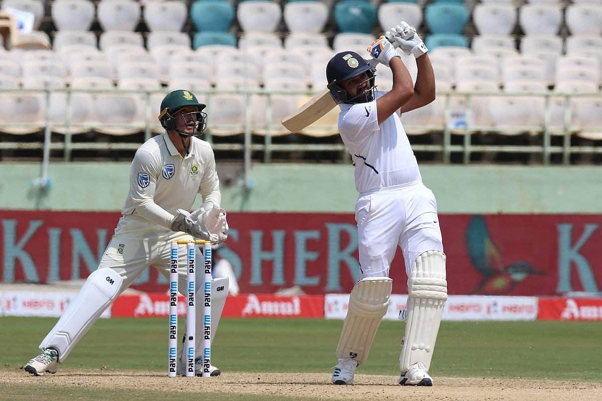 தொடக்க வீரராக ரோஹித் சர்மாவுக்கு அருமையான தொடக்கம்: மதிய உணவு இடைவேளை - இந்தியா 91/0